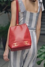 Vintage Chanel Red Caviar