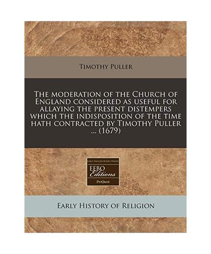 The moderation - of, church