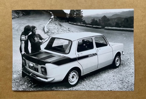 Simca 1000 rallye pressefoto - 1000,