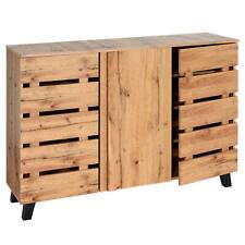 B-Ware Sideboard MCW-M46, Kommode, 3 Türen 8 Staufächer 88x120x34cm, naturfarben