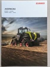 CLAAS Xerion 12.650 12.590 Terra Trac Raupen / Trac Traktoren Prospekt Schlepper
