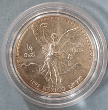 Mexico Mexiko  Libertad   1995  1/4 Oz.  Silber .999