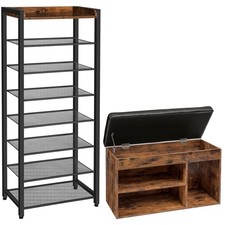 HOOBRO Schuhregal mit 8 Ebenen