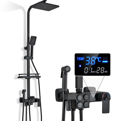 Duschsystem mit thermostat led - duschsystem,