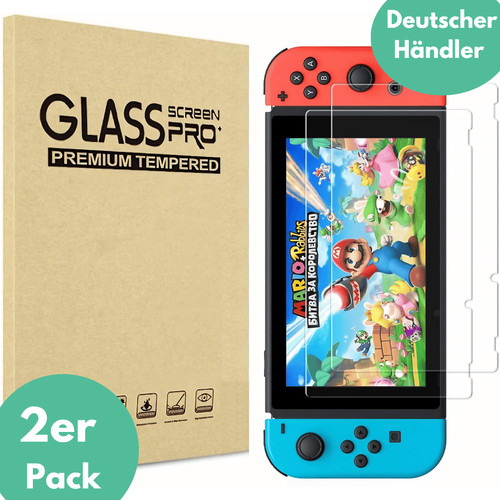 Schutzglas für nintendo - 2x,