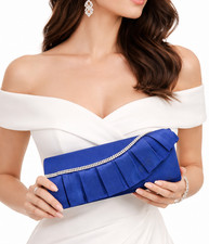 Elegante Damen Clutch Blau