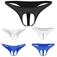 Herren G-string Briefs Unterwäsche Sexy Tanga Offene Unterhose Lingerie Panties