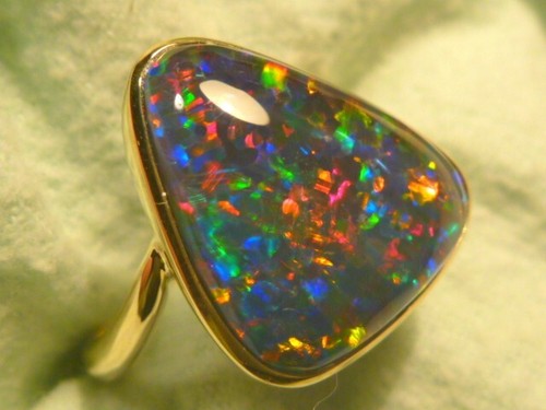 Womens opal ring ladies - opal,