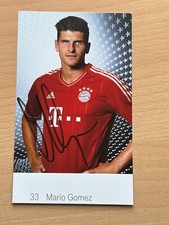 Mario Gomez FC Bayern München Autogrammkarte original signiert #32781