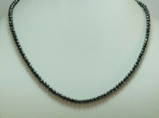 Diamond Black Faceted Necklace