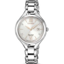 CITIZEN Elegant Lady Eco-Drive EW2560-86A Damenuhr mit Titan Armband