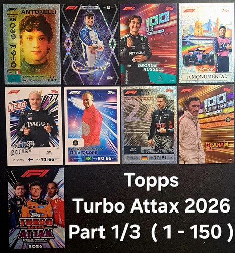Topps turbo attax - attax, formel