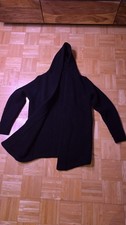 LONG HOODED OPEN EDGE CARDIGAN - Sweatjacke - schwarz Pullover Männer Größe L