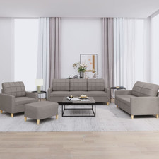 Sofagarnitur 4-teilig Taupe