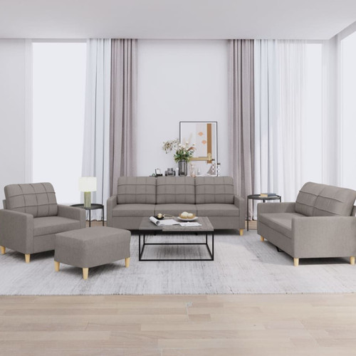 Sofagarnitur teilig taupe - sofagarnitur,