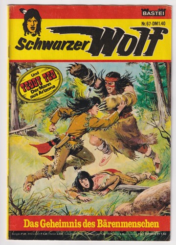 Schwarzer wolf bastei - schwarzer,