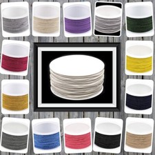 5 Meter Gummiband 1,2 mm 22 Farben Hutgummi Gummikordel Basteln Hut elastisch