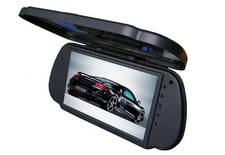 7" Spiegelmonitor mit aufklappbarer Spiegelabdeckung