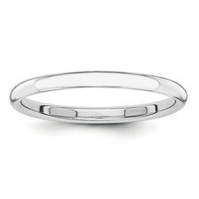 14k weiß gold massiv - weiß, unisex