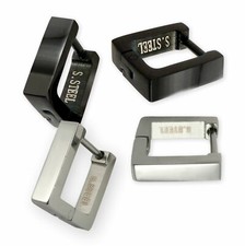 Edelstahl Creolen Klappcreolen