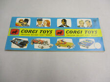 CORGI TOYS KATALOG 1966 Frankrein/Belgien - TOP Zustand