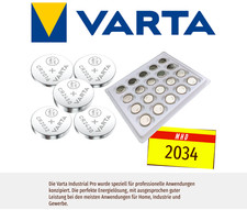 CR2032 CR2025 CR2016 CR2430 CR2450 VARTA Lithium Knopfbatterien MHD 2034 bulk SO
