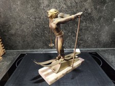 ANTIK. BRONZE, SKISPRINGER