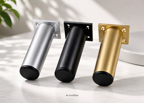 Aluminium möbelfuß - 4x,