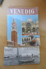 Venedig-im Mittelpunkt der Welt v. R. Benedetti 100 Farbfotos  1972 Stadtplan