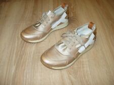 Momino Sneakers Schuhe Damen/Mädchen weiß Gold Gr. 35 - Neu + Etikett - Toppreis