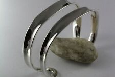 DESIGN SILBER ARMREIF MASSIVER DAMEN HERREN SILBER ARMREIFEN 925 SILBER / 545