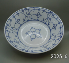 Porzellan Große Schüssel 23 cm Indisch-Blau von Bareuther Waldsassen  90er