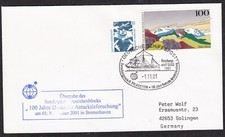 Arctic,GERMAY,2001,Cachet + KST-POLARSTERN"!! look Scan !! 14.1-31