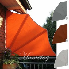 Wandklappschirm Balkonfächer Klappbar Balkonmarkise Seitenmarkise Sonnenschutz