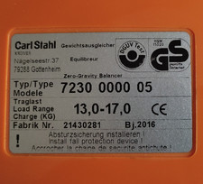 Carl Stahl Gewichtsausgleicher