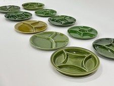 10 Set Fondue Teller Vintage Racletteteller Grillteller