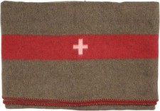 MFH Schweizer Armee Wolldecke