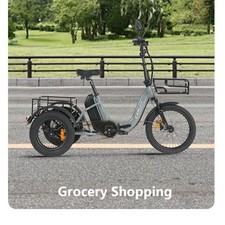 20Zoll E-Dreirad 48V 3-Rad