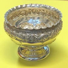 Zuckerdose GMJ gepunzt, wohl England um 1900, 925er Silber, 98,50g.  (R8-2