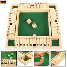 Würfelspiel Klappenspiel Brettspiel Gesellschaftsspiel für Shut the Box-