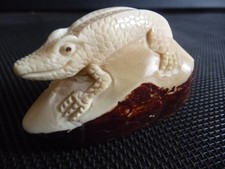 Netsuke Krokodil - feine