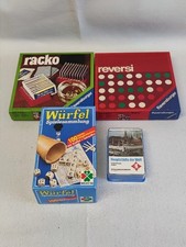 Spiele: Würfel, reversi, racko & Quartett (976 g)