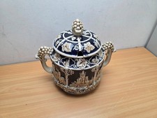 4Liter Bowletopf / Rumtopf / Vintage / Wick-Werke / blau / weiss