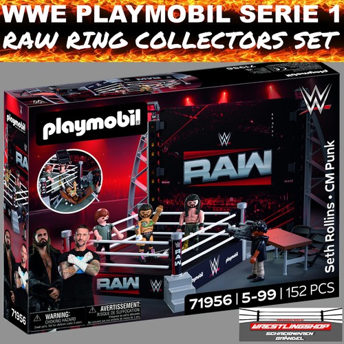 Wwe playmobil raw ring cm - raw,