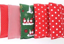 NACKENKISSEN Dinkelkissen Kirschkernkissen  Rapskissen 60 x 16 cm Rot+Wichtel