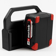 Akkuträger für Metabo 18V CAS Akku - 4 Fach Akku Halterung