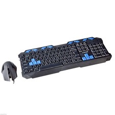 2er SET Multimedia Gaming Tastatur mit Gaming Maus Gamer Spielmaus Keyboard