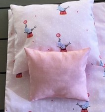 NEU Limitiert Puppenbettwäsche Puppendecke Puppenwagen Bettwäsche Decke Kissen