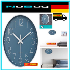 Quartz Wanduhr 30cm Silber