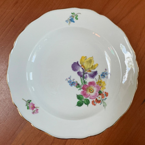 Meissen porzellan speiseteller - meissen,